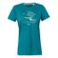 T-shirt fingal live free be wild femme bleu Regatta-1