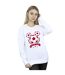 Disney Sweatshirt femme/femme Mickey Football Head (Blanc) - UTBI28765-2