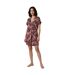 Womens/ladies All-over Print Tunic Dress Sunkissed Palm Leaf Biba-4