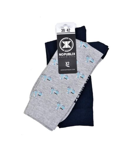 Chaussettes Homme NO PUBLIK Qualité et Confort-Assortiment modèles photos selon arrivages- - Pack de 8