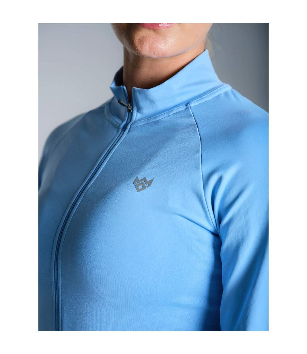 Womens/ladies Vittoria Seamless Jacket Blue Miss Kick-4