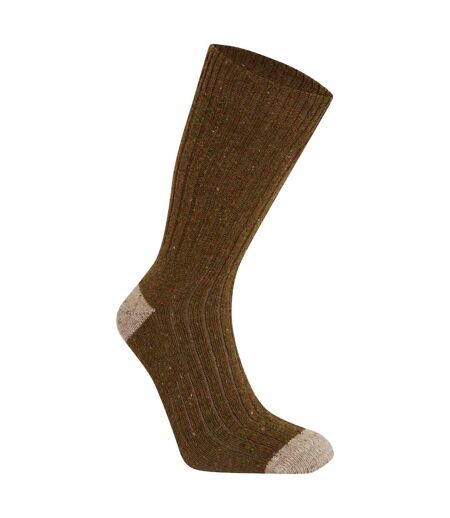 Chaussettes torver adulte kaki foncé / beige Craghoppers