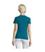T-shirt Regent Femme Bleu Canard SOLS-2