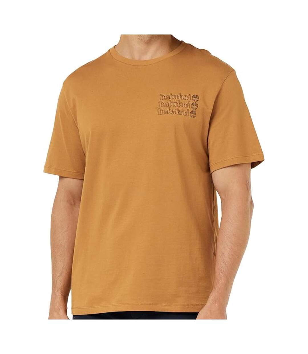 T-Shirt jaune homme timberland tb0a65kkp471-1