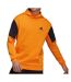 Sweat à Capuche Orange Homme Adidas Gameday - S