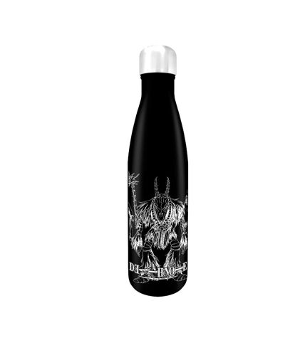 Death Note Shinigami Metal Water Bottle (Black/White) (One Size) - UTPM6487