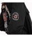 Veste femme en twill  avec print, broderie dos et fil lurex Endless Vondutch-4