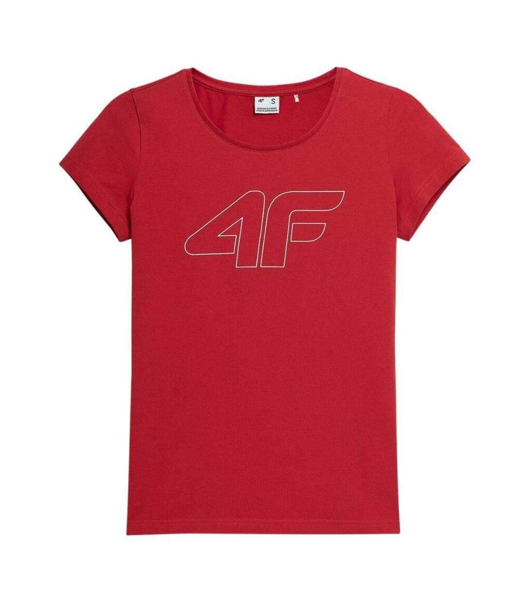 T-shirt H4z22 Femme Rouge 4F-2