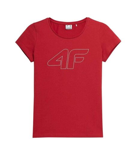 T-shirt H4z22 Femme Rouge 4F