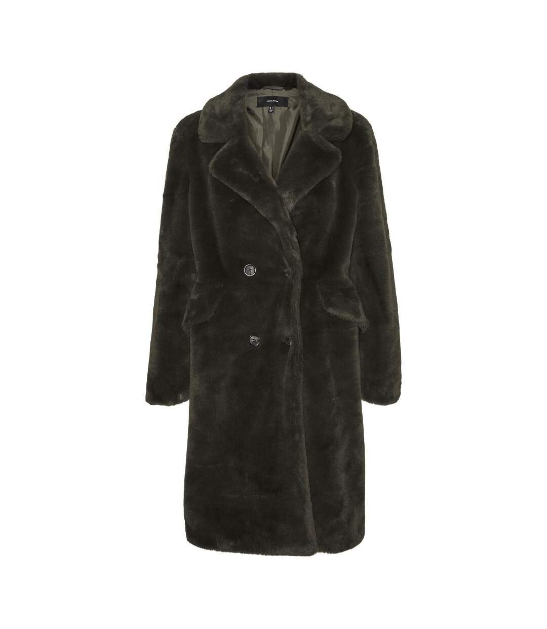 Manteau marron femme vero moda jaelly-1