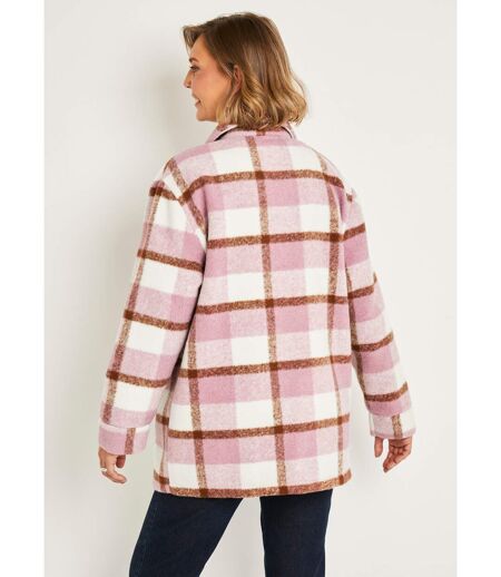 Veste surchemise chaude carreaux