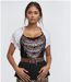 Gilet femme cache-coeur en dentelle blanc - Chic et versatile-3