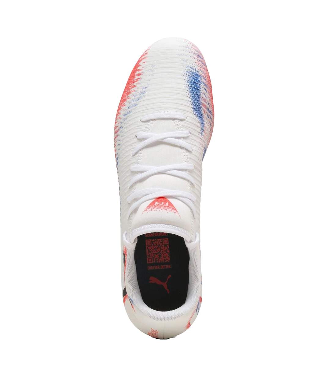 Mens Future 8 Play Graphic Print Soft Ground Football Boots  White Puma-3