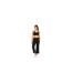 Womens/ladies Yogi Jogging Bottoms Pink Puma-1