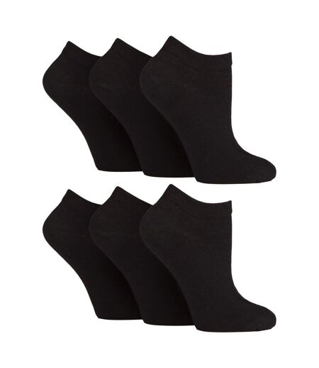 6 Pack Womens Diabetic Trainer Socks | Extra Wide Socks for Swollen Feet