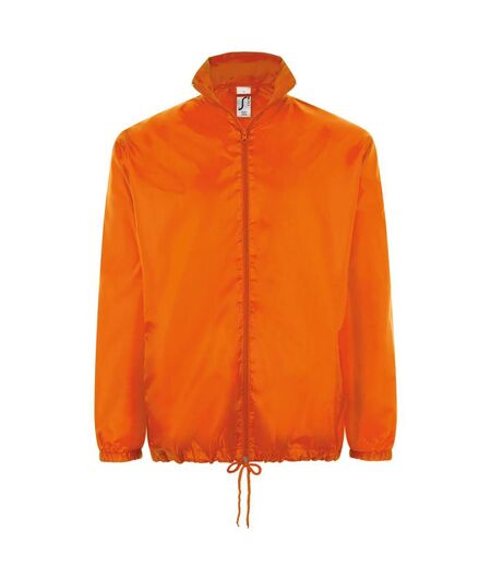 SOLS Unisex Shift Showerproof Windbreaker Jacket (Orange) - UTPC2732