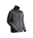 Mens Customised Full Zip Fleece Jacket Black Mascot-2