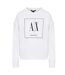 Sweat Motif/style Rectangulaire Femme Blanc Armani Exchange-1