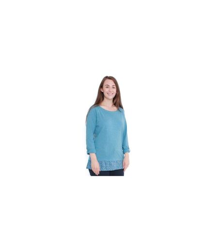 Tunique Manches ¾ Femme Bleu Pâle Lazy Jacks