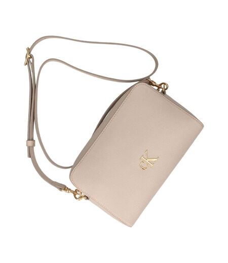 Sac à bandoulière marron clair femme calvin klein jeans minimal - taille unique