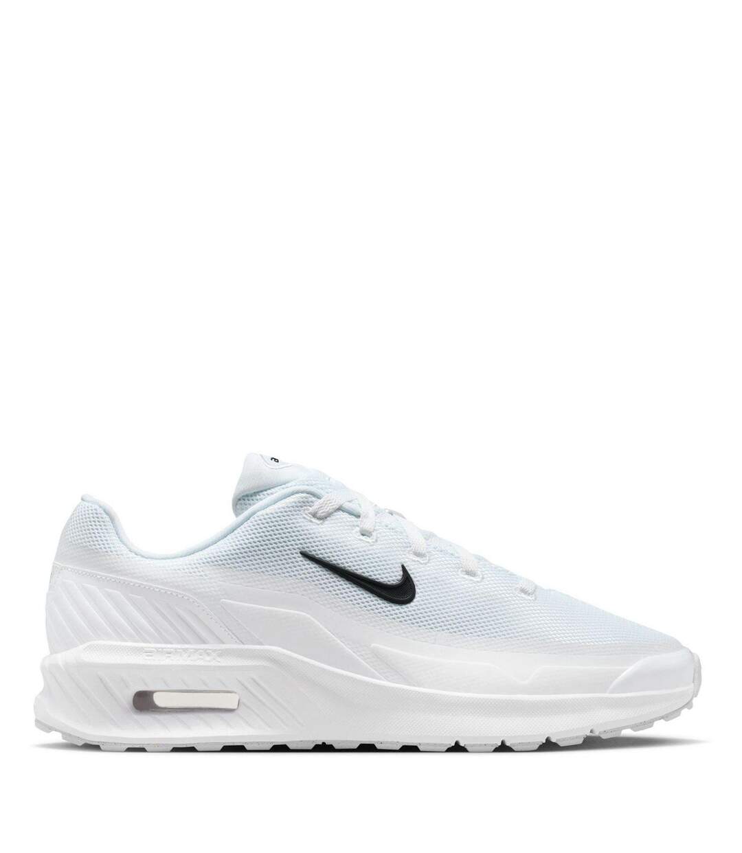 Mens Air Max Bia Logo Running Flat Trainers White Black Nike-1