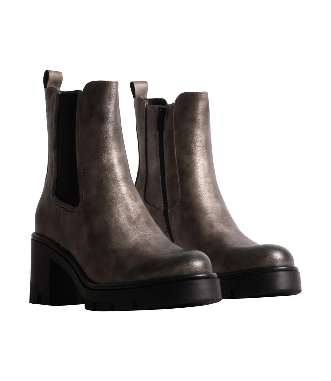 Bottines à Zip Super mode-3