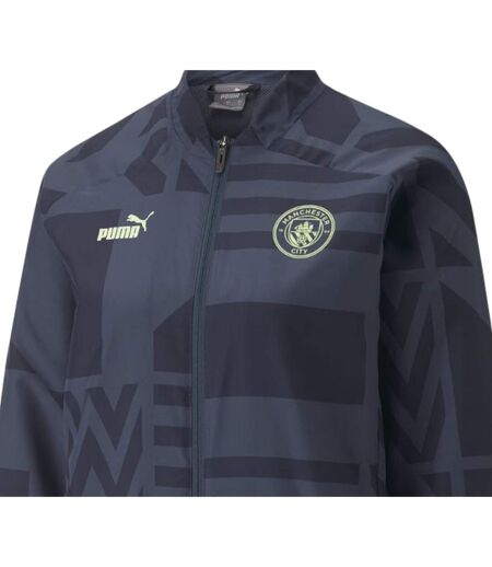 Womens/ladies Manchester City Fc Anorak Parisian Night Puma
