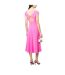 Womens/ladies Cut-out Back Midi Dress Pink Emporio Armani EA7-3