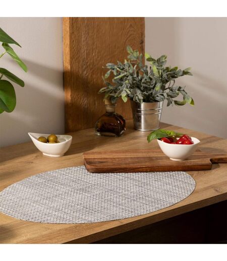 Set de Table Ovale Maoli 35x48cm Gris Bleu