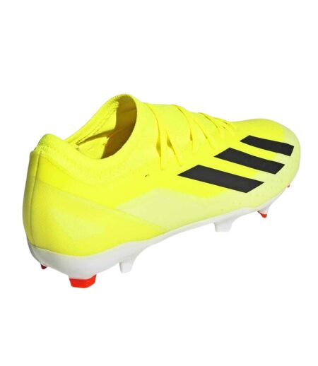 Mens X Crazyfast League Coated Firm Ground Football Boots Yellow Adidas