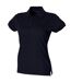 Polo extensible femme bleu marine Henbury