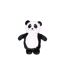 Bouillotte Peluche Micro-Ondable Panda 34cm Noir & Blanc-1