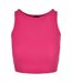 Haut Court Motif/style Côtelé Femme Violet Vif Urban Classics-1