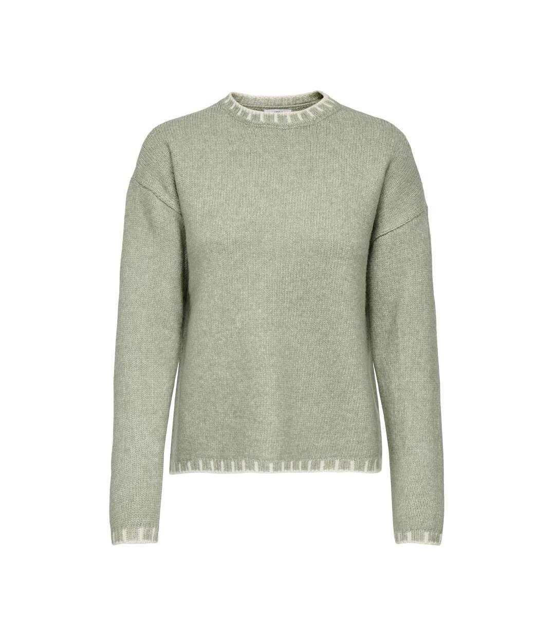 Pull vert clair femme jdy silja-1