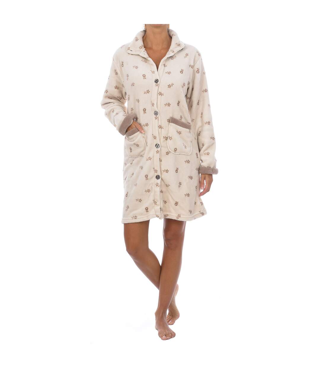 Maribel winter robe with button closure 41813 woman-1