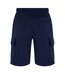 Short À Poches Sportswear Club Homme Bleu Foncé Blanc Nike-3
