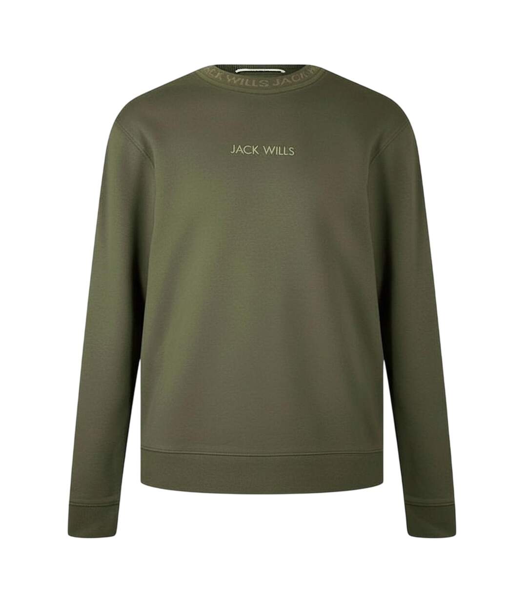 Mens Jacquard Crew Neck Sweatshirt Leaf Jack Wills-2
