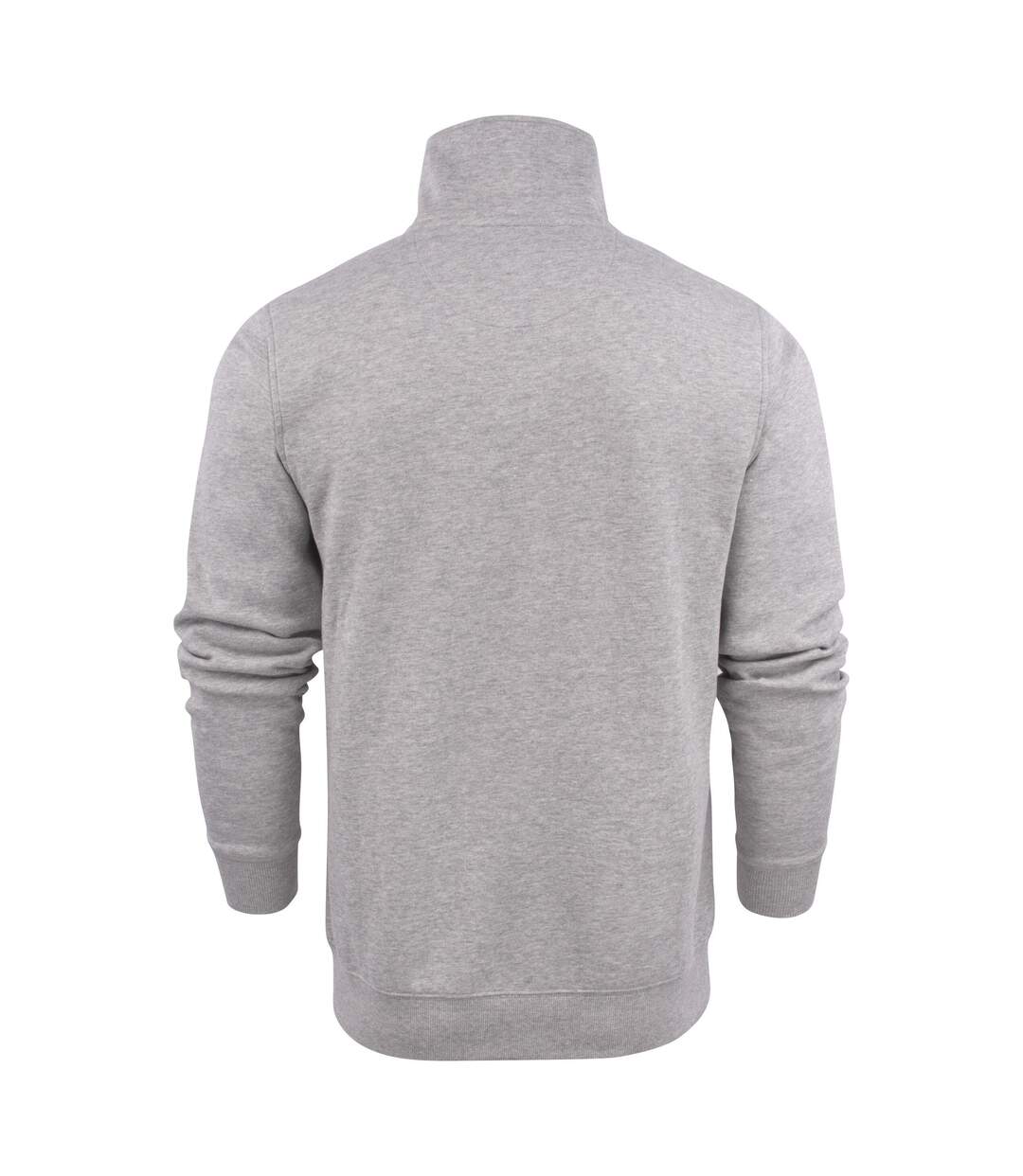 Mens Javelin Rsx Sweat Jacket Grey Melange Printer-4