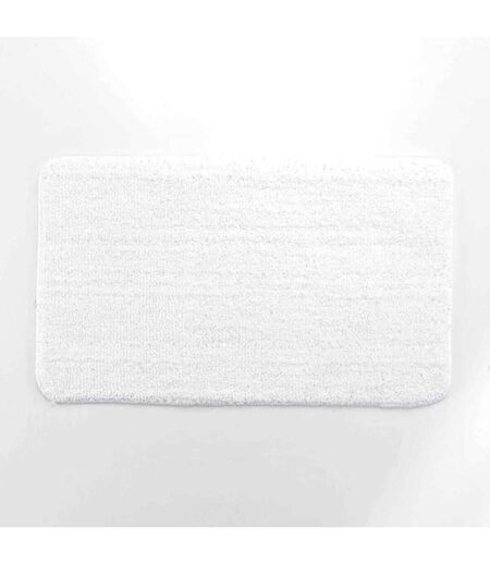 Tapis de Bain Microfibre Métallisé 45x75cm Blanc