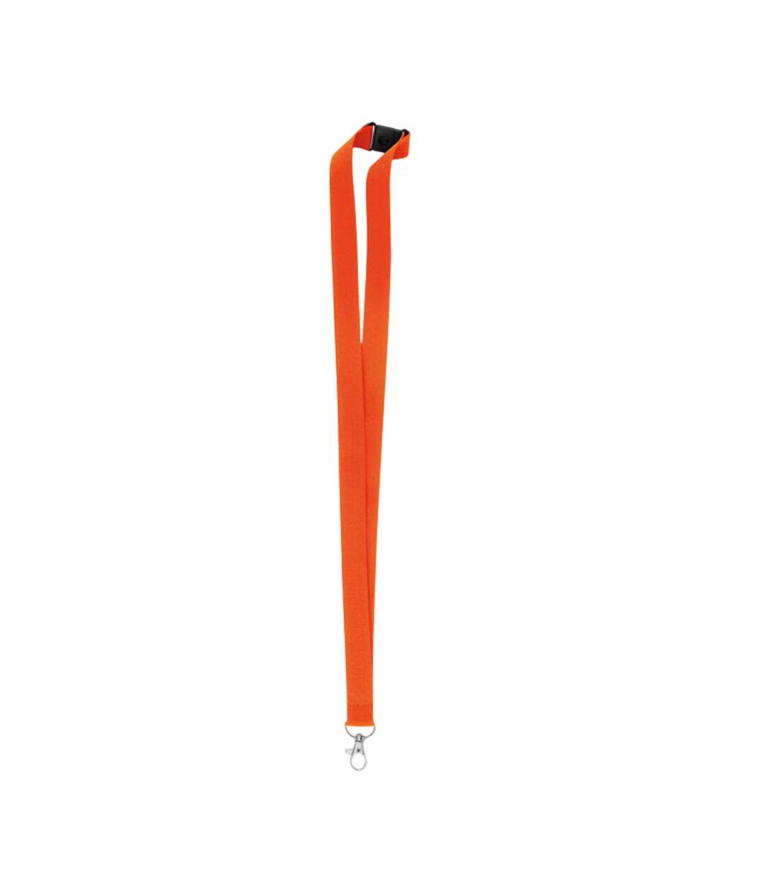 Wide Lany Hook Lanyard Orange MidOcean-1