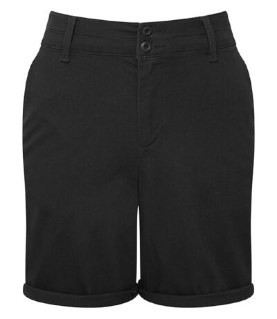 Short en coton pour femme - AQ068 - noir