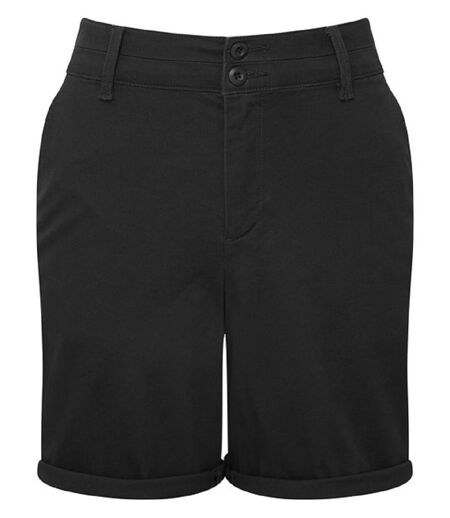 Short en coton pour femme - AQ068 - noir