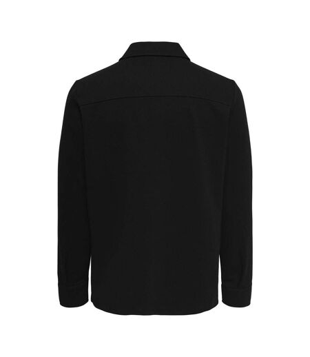 Surchemise noire homme only & sons overshirt