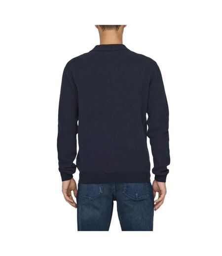 Pull 1/4 Zip Marine Homme Only & Sons Matteo - L