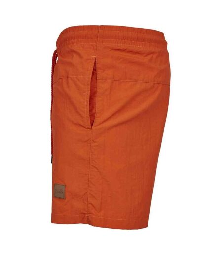 Short De Bain Motif/style Bloc Homme Rouille Urban Classics