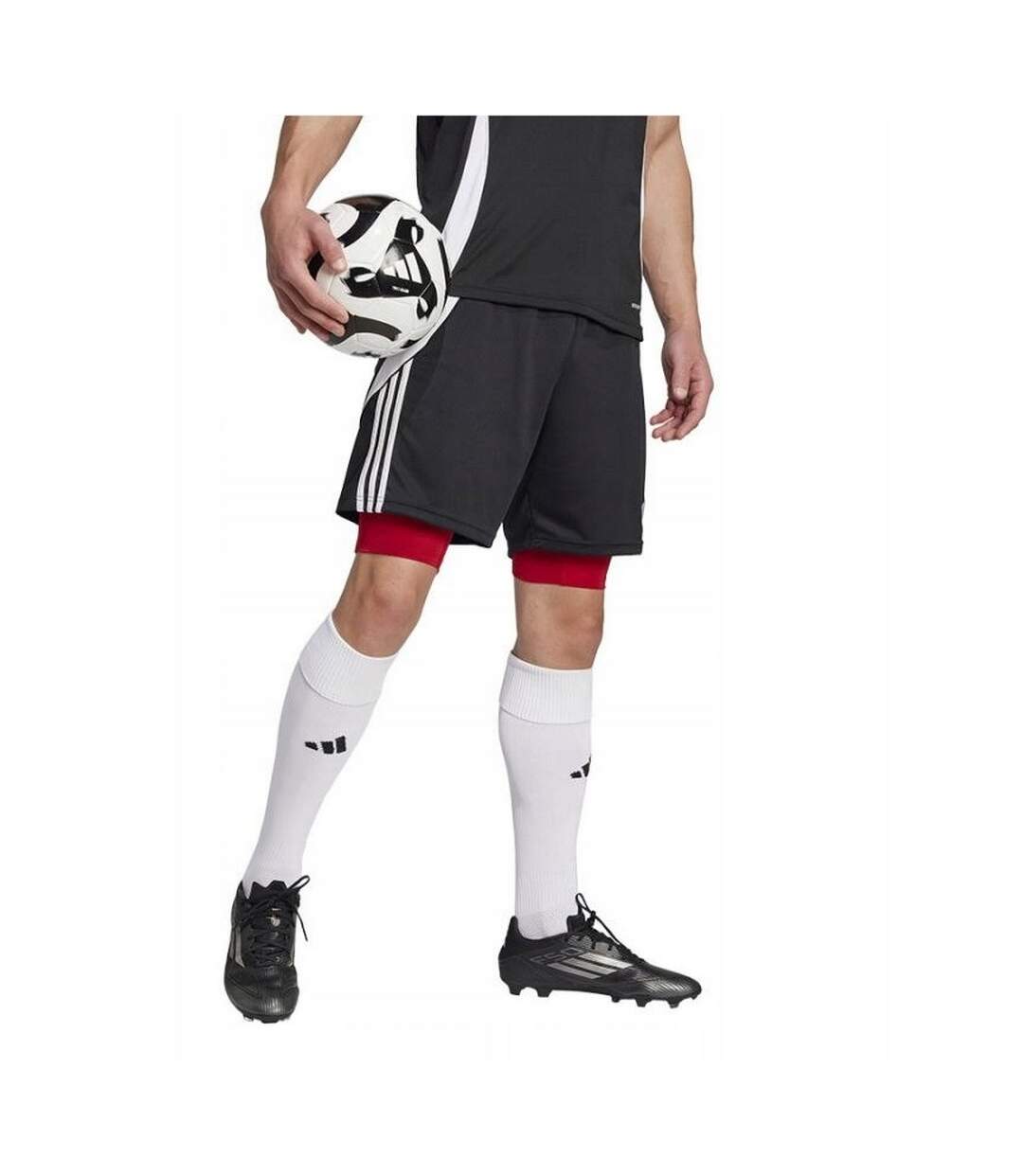Short Homme Rouge Adidas-1