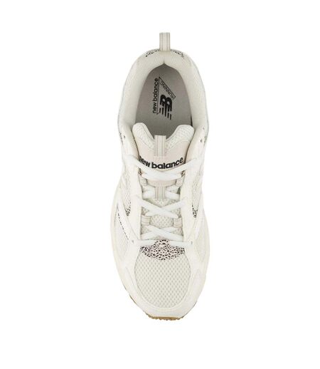 Womens/ladies 408 V1 Animal Print Mesh Trainers White New Balance