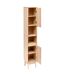 Colonne 2 portes effet bois naturel ABANA - Beige-3