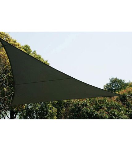 Voile d'ombrage triangulaire Curacao - 3 x 3 x 3 m - Gris
