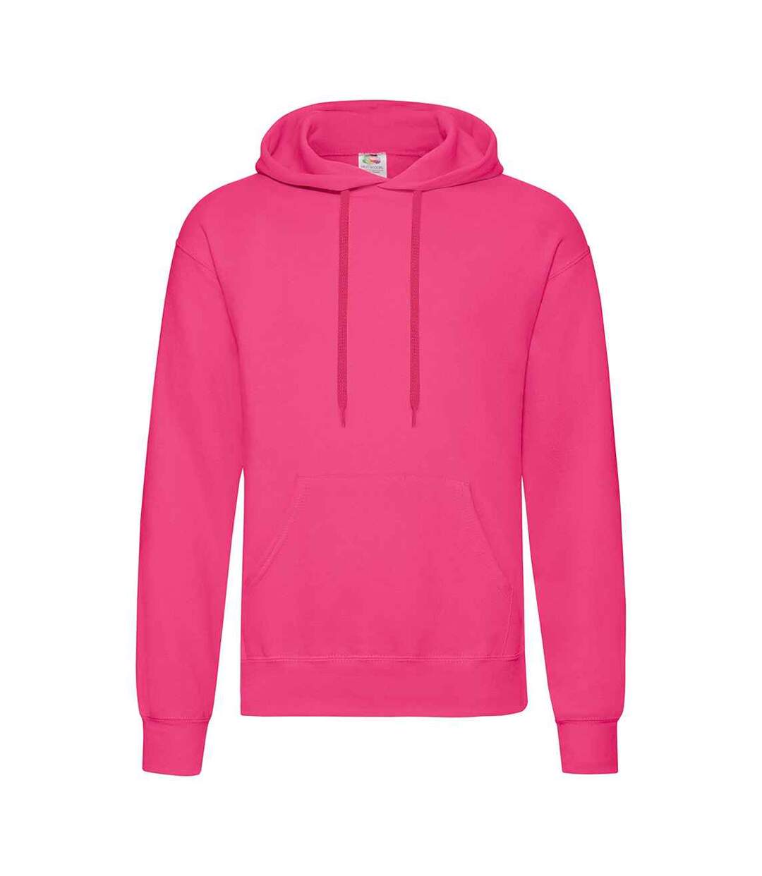 Sweat À Capuche Classic Adulte Fuchsia Fruit Of The Loom-1